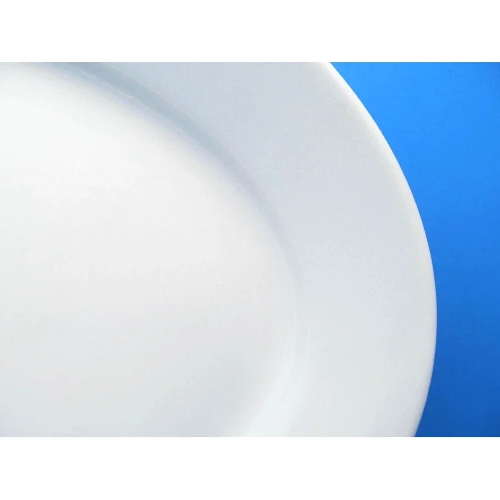 Arabia Finland Vintage White 36 CM Oval Serving Platter Measures 14